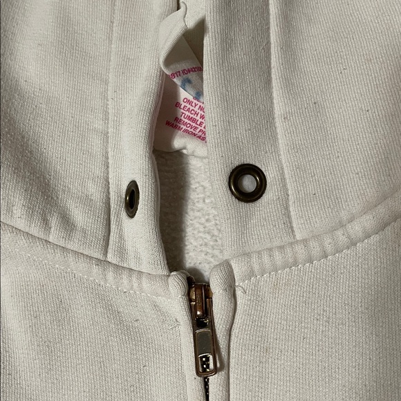PINK VS Vintage Full Zip Hoodie | Size Medium - Picture 11 of 13